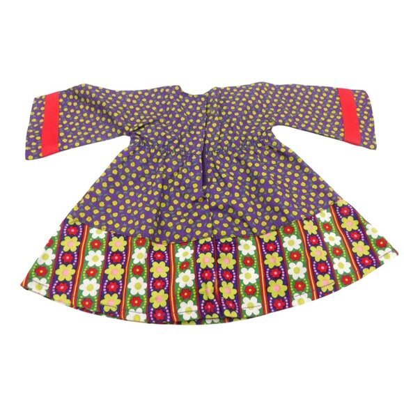 American Girl Julie Calico Dress Tights Boots Kerchief Outfit Set 18" Retired - Picture 3 of 7